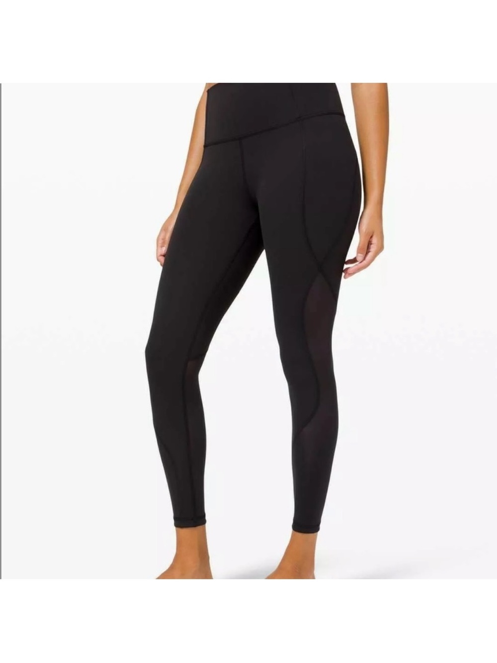 lululemon athletica Black Sculpting Mesh Leggings
